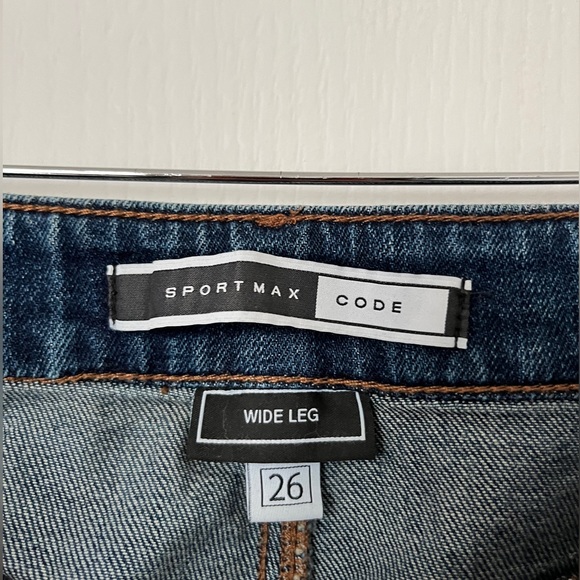 Sportmax code wide leg jeans size 26 - Picture 3 of 5
